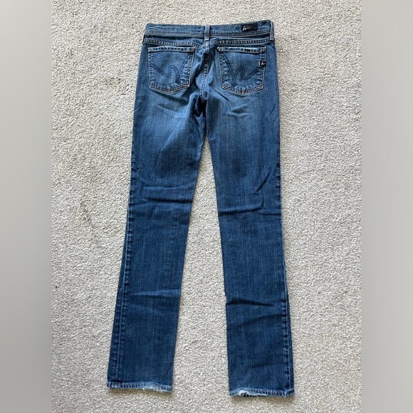 EUC Citizens of Humanity Ava #142 Straight Leg Stretch Low Waist Size 28 - Picture 4 of 9